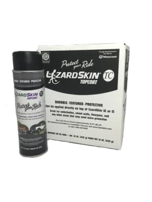 A box of lizard skin protectant spray.