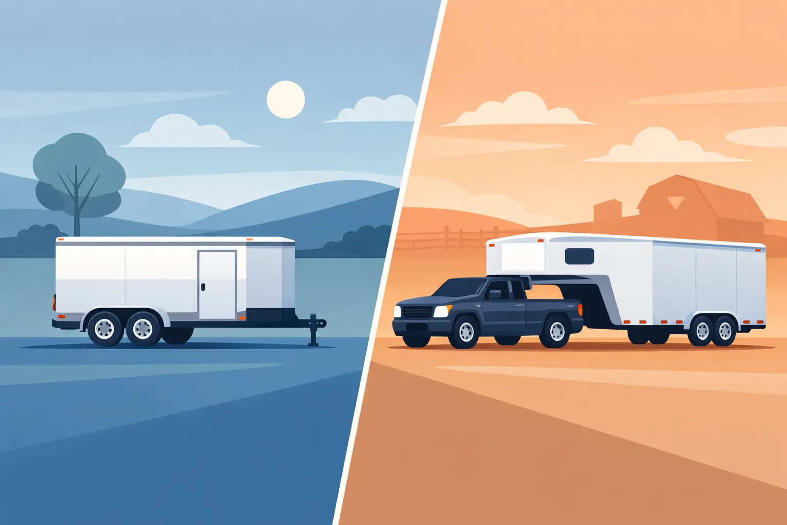 Bumper Pull vs Gooseneck: Pick the Right Trailer