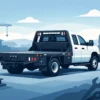 Custom Steel Flatbed for Work Truck Use