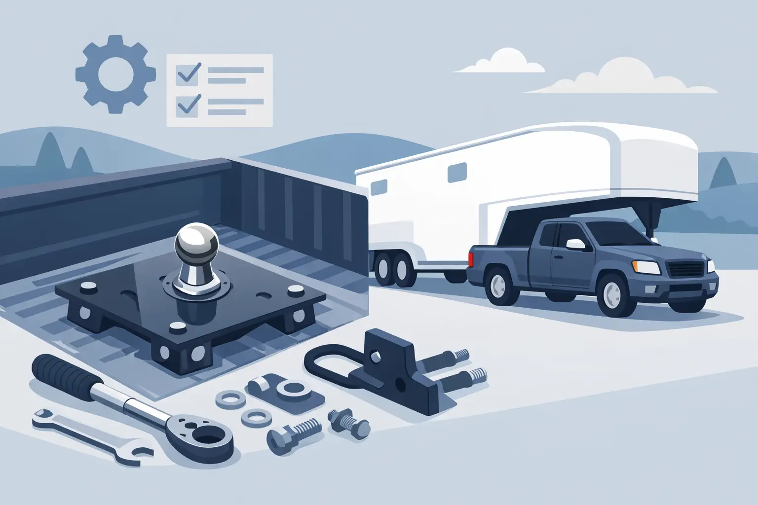 Gooseneck Hitch Installation Kit Basics
