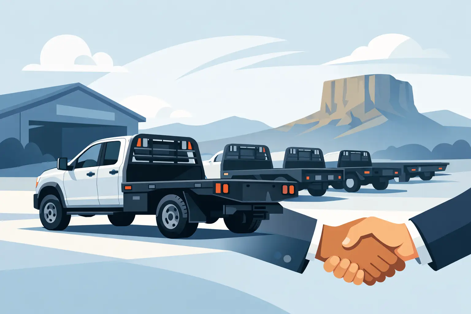 HCR Is Now an Authorized Bedrock Flatbed Dealer